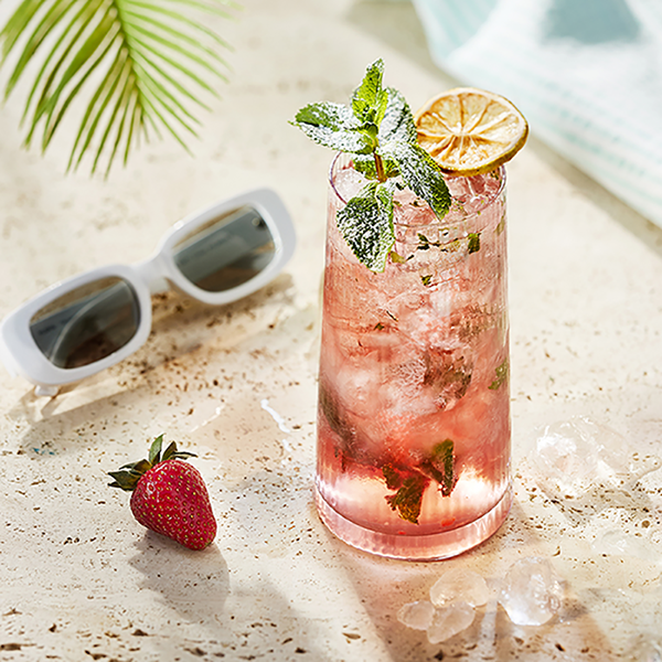 Strawberry Dragon Fruit Mojito