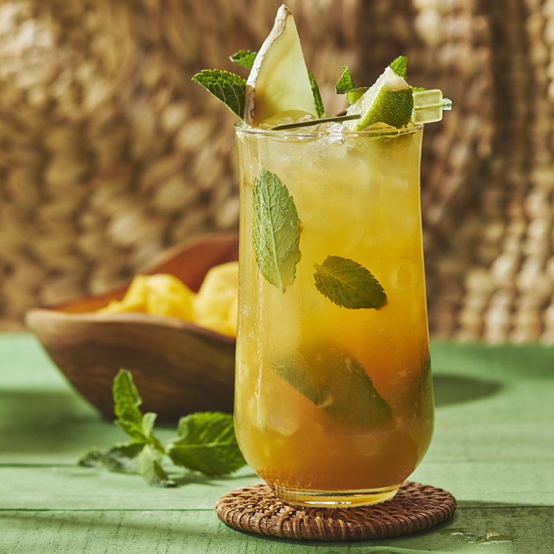 Mango Mojito with spiced rum