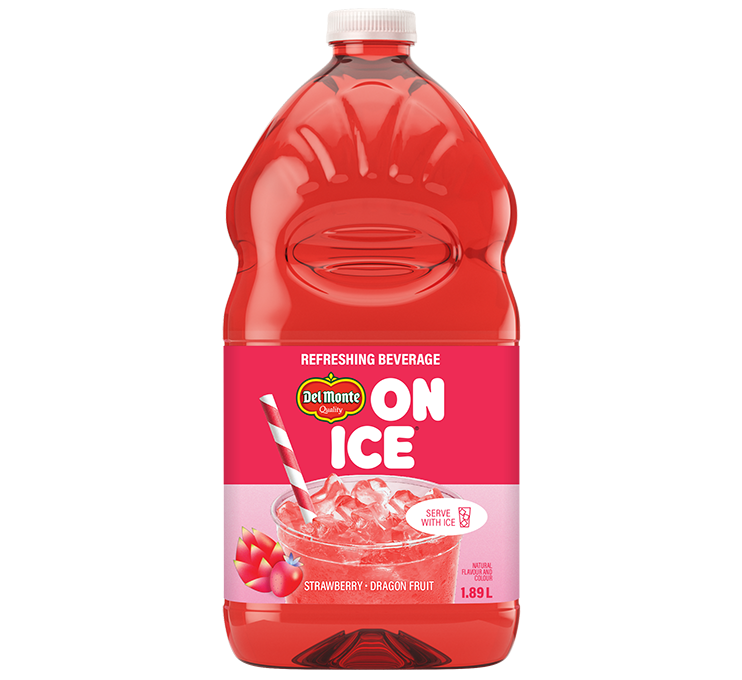 Strawberry- Dragon fruit Del Monte On Ice